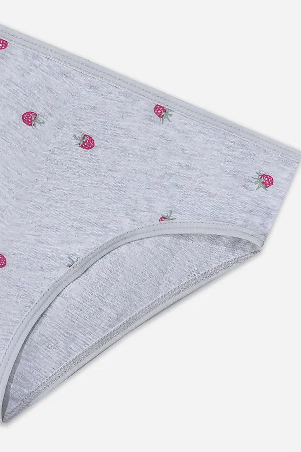 Трусы для девочек MARK FORMELLE, малина на св.сером меланже - фото 2