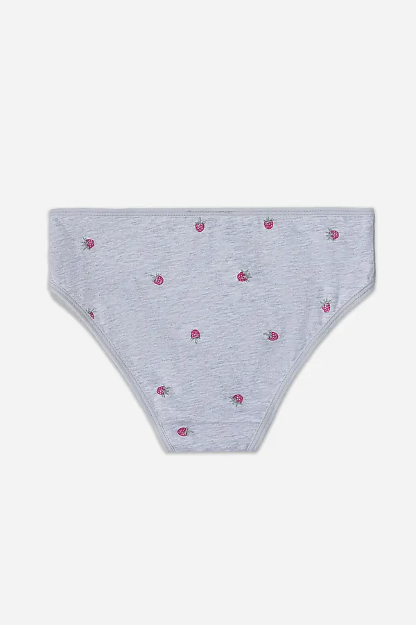 Трусы для девочек MARK FORMELLE, малина на св.сером меланже - фото 2