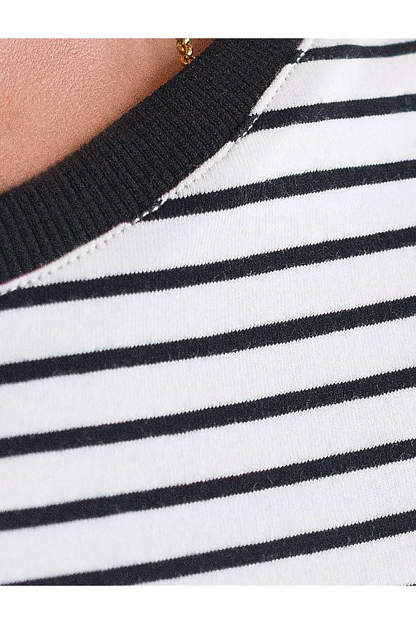 Топ VILATTE, бело-черный - фото 2