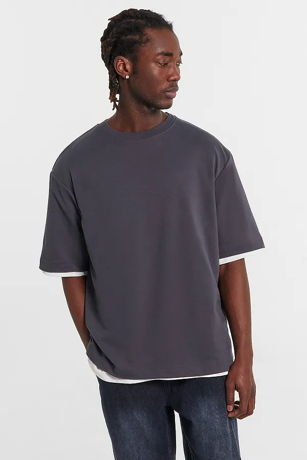 Футболка мужская MARK FORMELLE, графит - фото 2