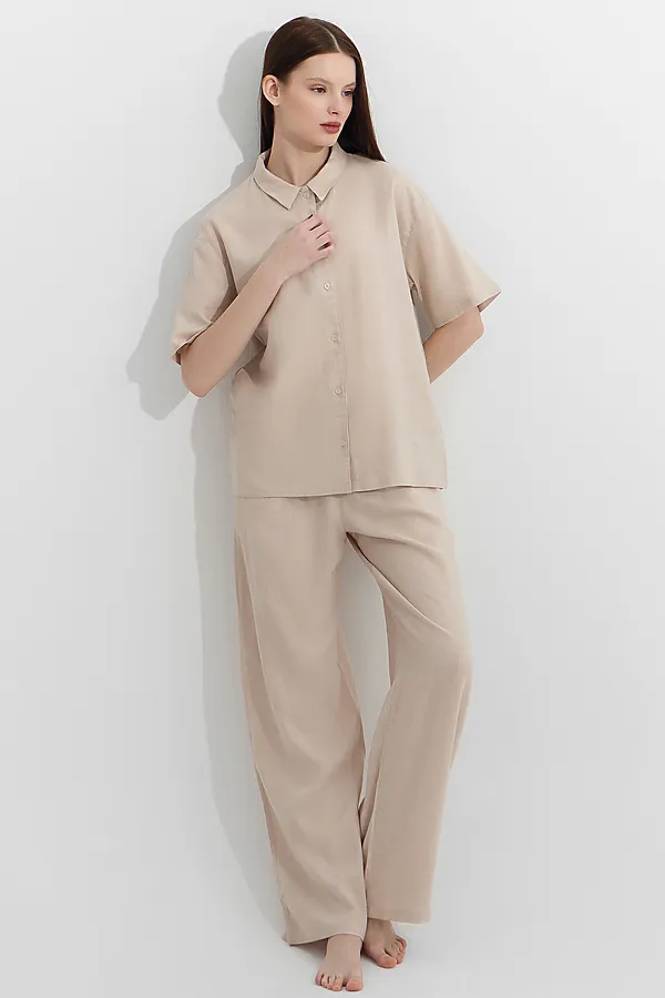 Костюм женский (жакет, брюки) MARK FORMELLE, св.бежевый - фото 2