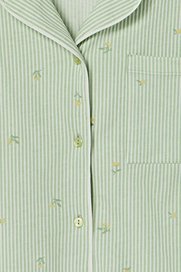 Костюм женский (жакет, бриджи) MARK FORMELLE, цветы на зеленой полоске - фото 2