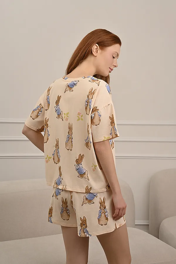 Пижама INDEFINI, молочный - фото 2