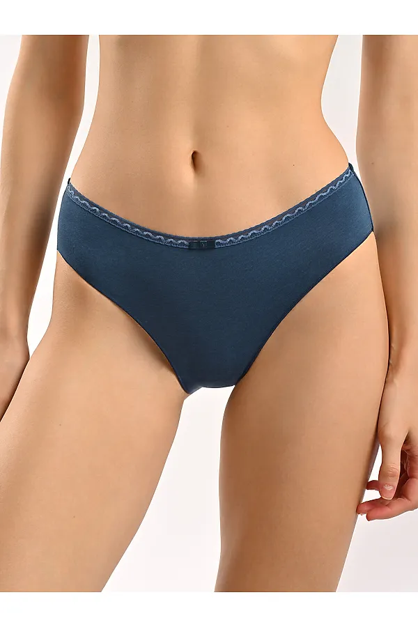 Трусы INDEFINI, синий - фото 2