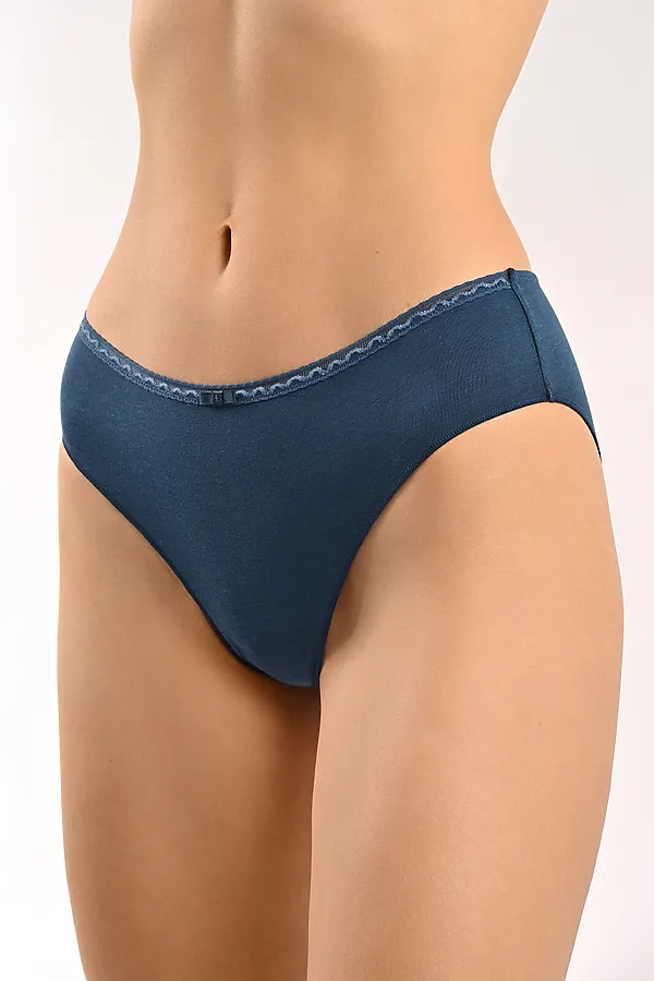 Трусы INDEFINI, синий - фото 2