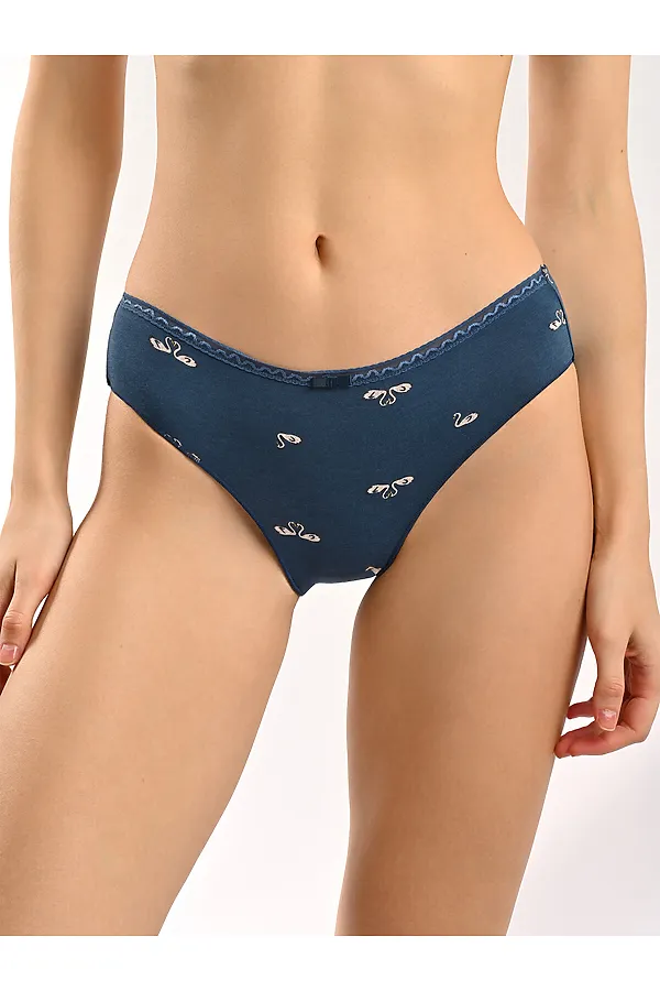 Трусы INDEFINI, синий - фото 2