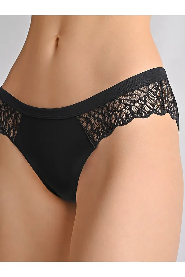 Трусы INDEFINI, черный - фото 2