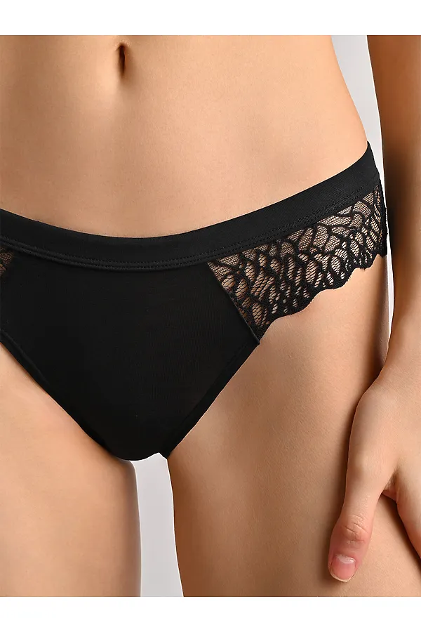 Трусы INDEFINI, черный - фото 2