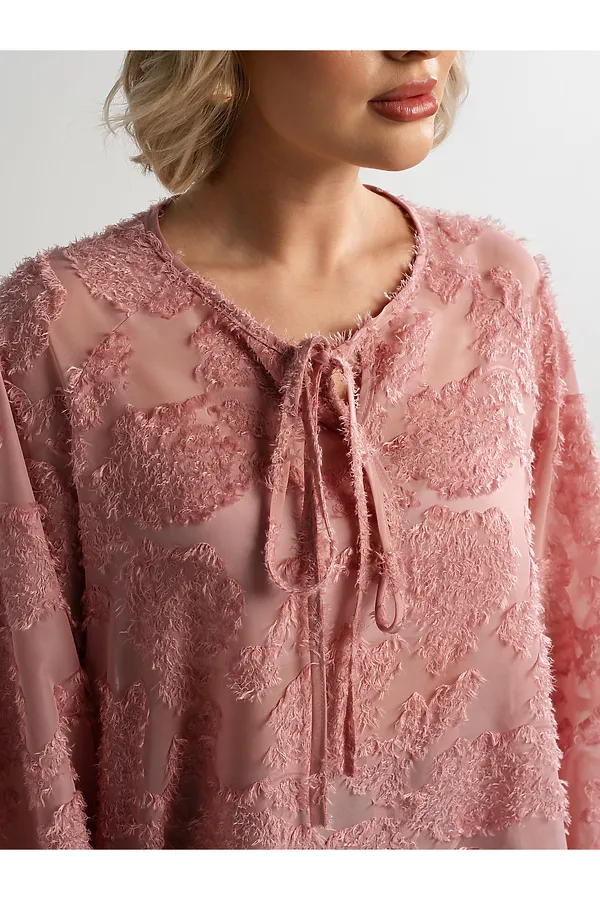 Блуза Воздушная мелодия LADY TAIGA, пудра - фото 2