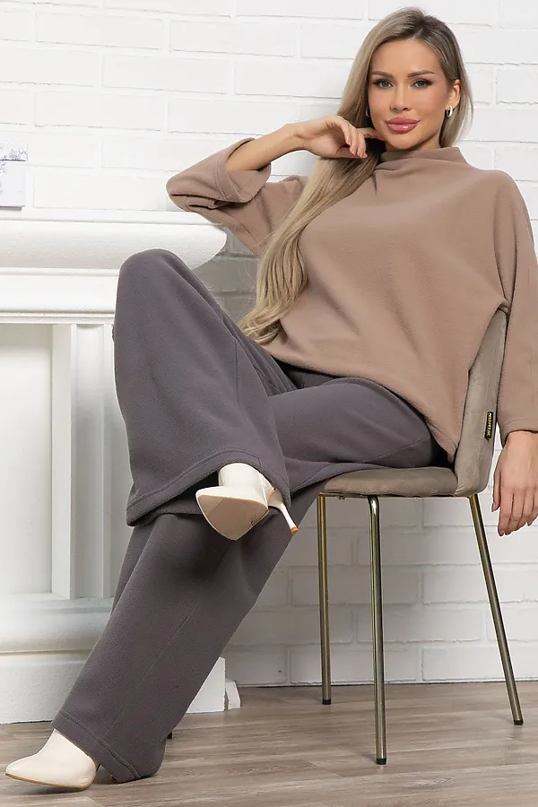 Костюм флисовый Дыхание зимы LADY TAIGA, бежевый - фото 2