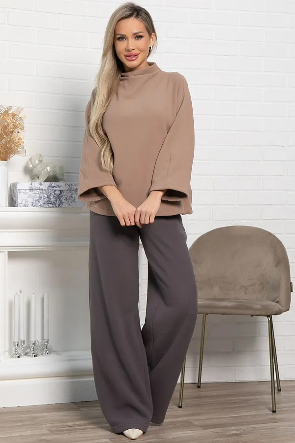 Костюм флисовый Дыхание зимы LADY TAIGA, бежевый - фото 2