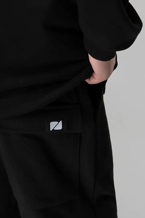 Костюм (Брюки+Толстовка) BODO, черный - фото 2