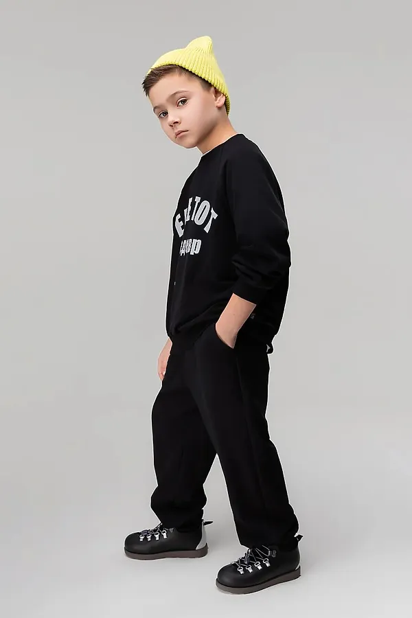 Костюм (Свитшот+Брюки) BODO, черный - фото 2
