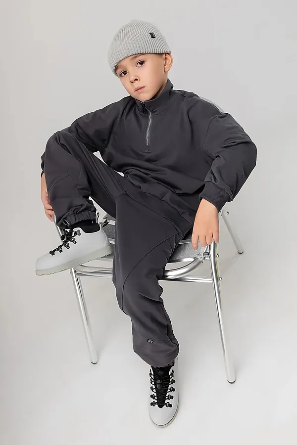 Костюм (Толстовка+Брюки) BODO-S, темно-серый - фото 2