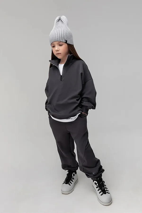 Костюм (Толстовка+Брюки) BODO-S, темно-серый - фото 2