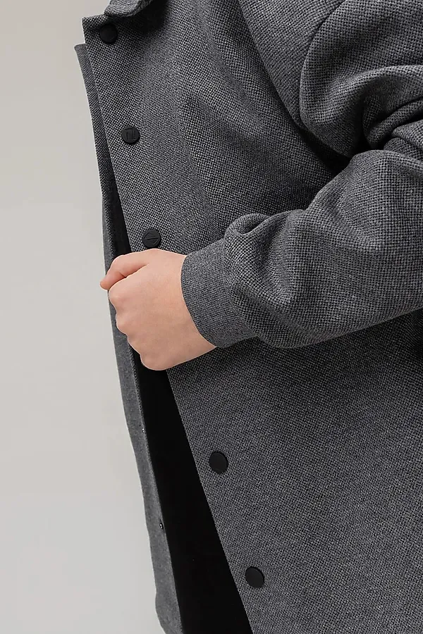Костюм (Рубашка+Брюки) BODO, темно-серый меланж - фото 2