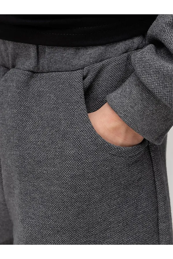 Костюм (Рубашка+Брюки) BODO, темно-серый меланж - фото 2