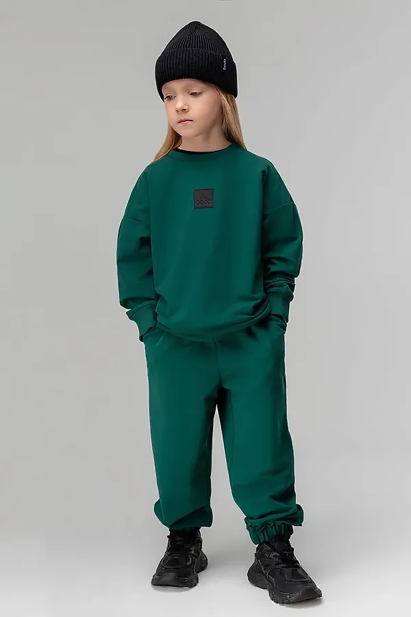 Комплект (Свитшот+Брюки) BODO, изумрудный - фото 2