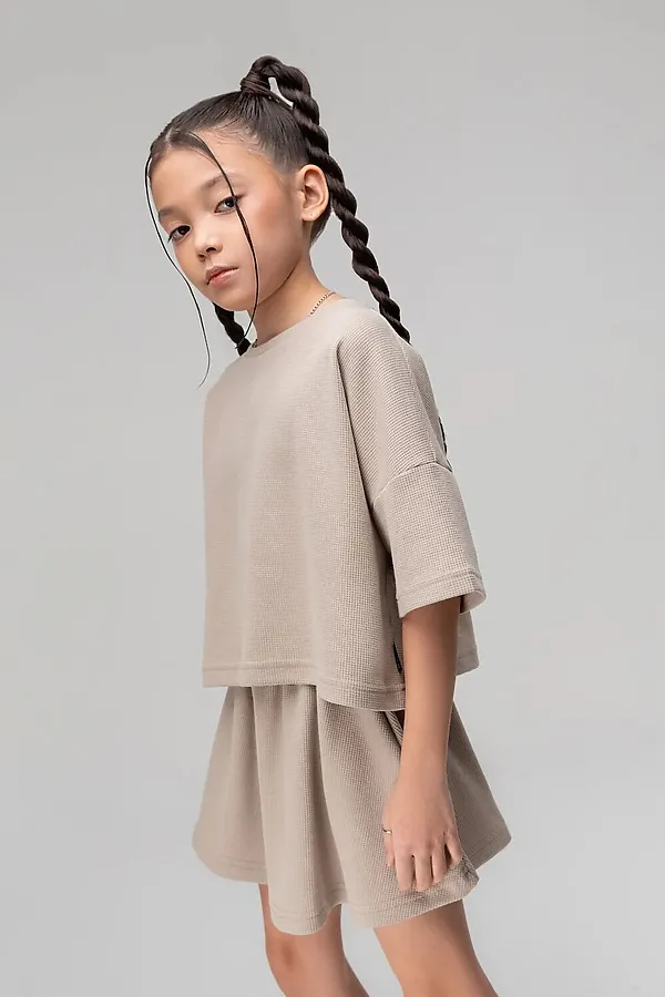 Костюм (Футболка+Шорты) BODO-S, бежевый - фото 2