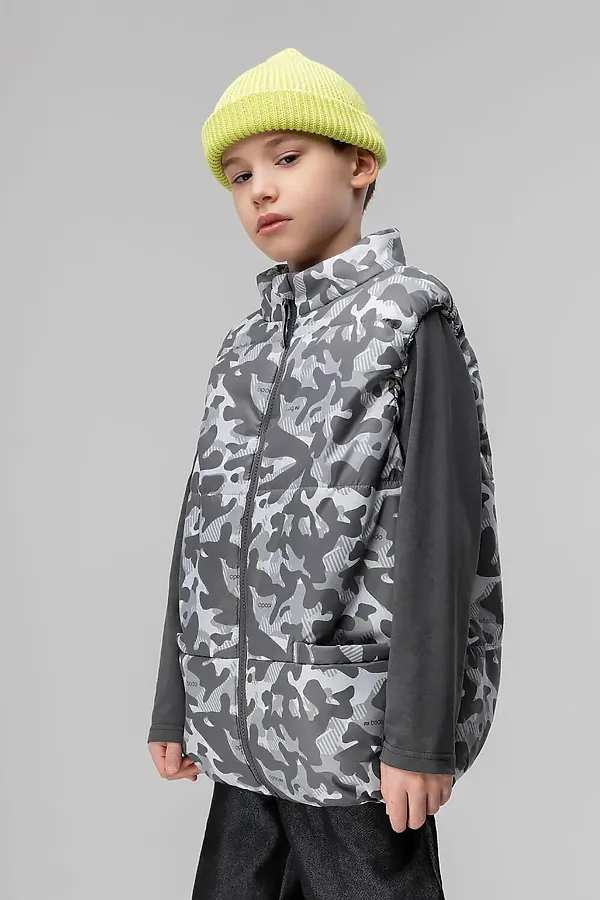 Жилет BODO, серый - фото 2