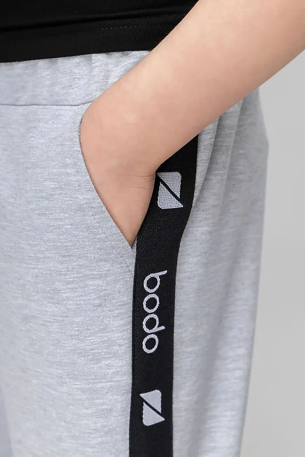 Шорты BODO, серый (белый) - фото 2