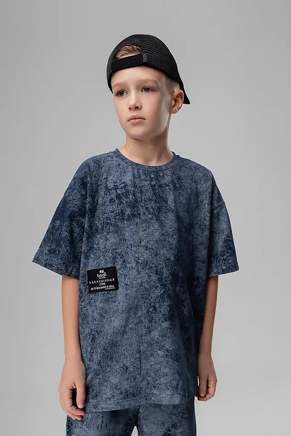 Костюм (Футболка+Шорты) BODO-S, синий - фото 2