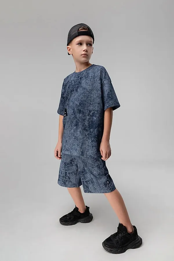 Костюм (Футболка+Шорты) BODO-S, синий - фото 2