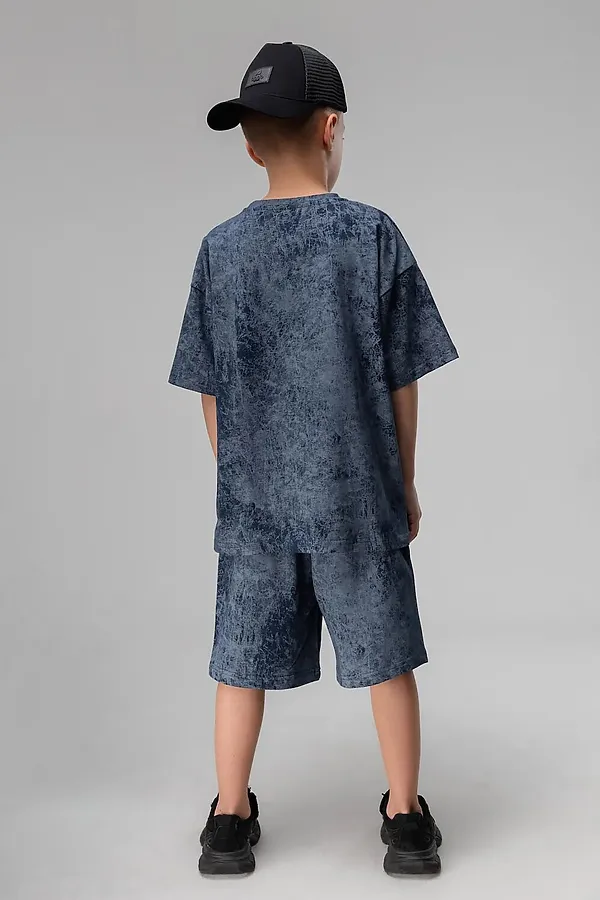 Костюм (Футболка+Шорты) BODO-S, синий - фото 2