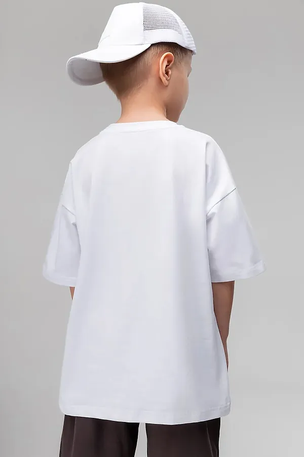 Футболка BODO-S, белый (коричневый) - фото 2