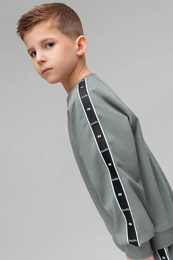 Костюм (Брюки+Толстовка) BODO, серо-оливковый - фото 2