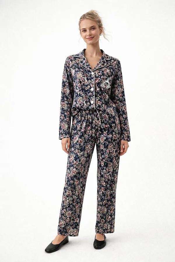 Пижама с брюками и рубашкой ТК-252. раз НАТАЛИ, разноцвет - фото 2