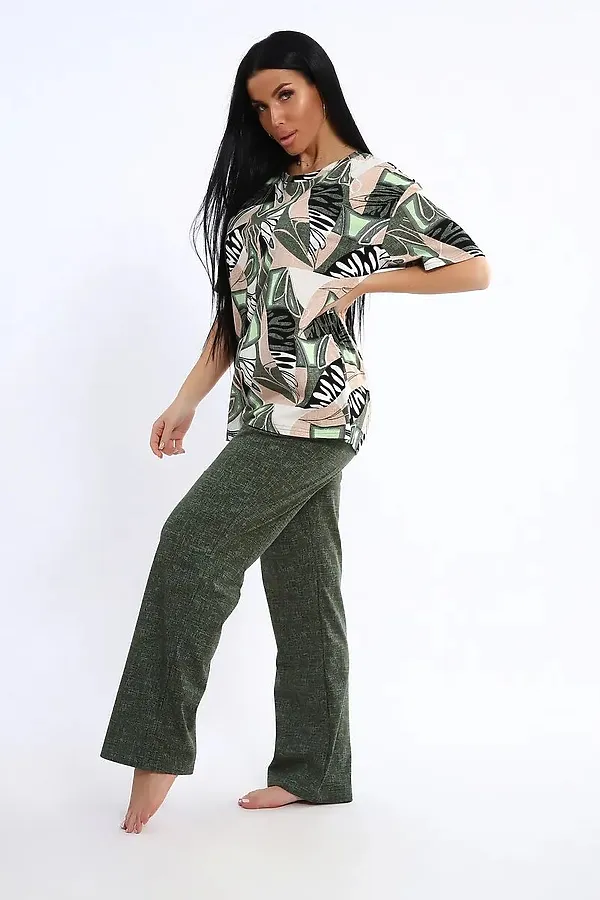 Костюм с брюками КЖ-007 НАТАЛИ, хаки - фото 2