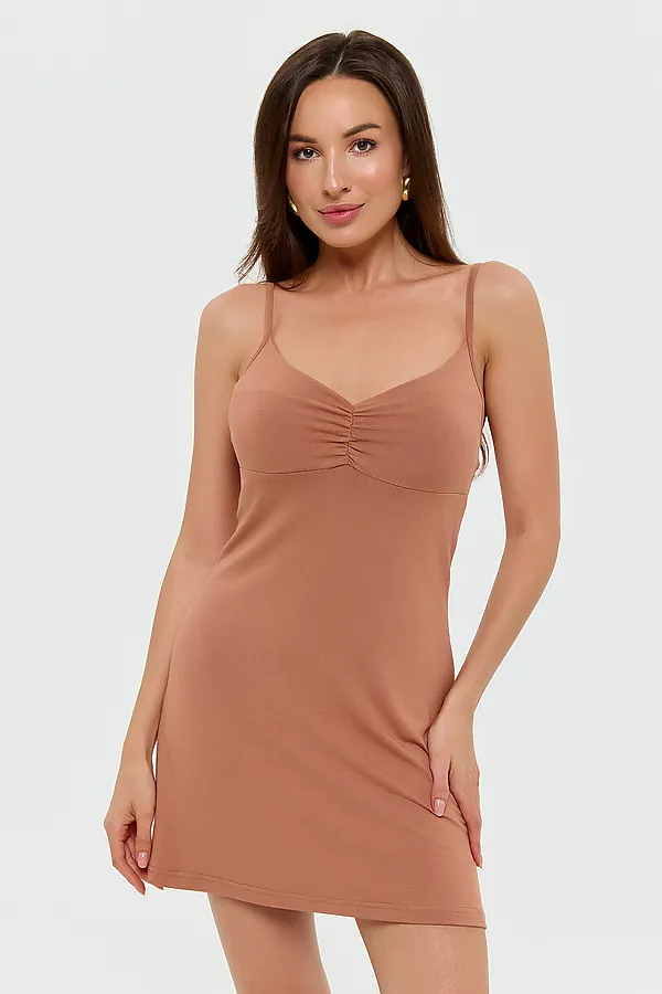 Сорочка Гармония НАТАЛИ, карамель - фото 2