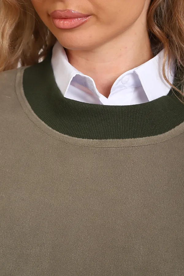 Жилет 1101 НАТАЛИ, хаки - фото 2