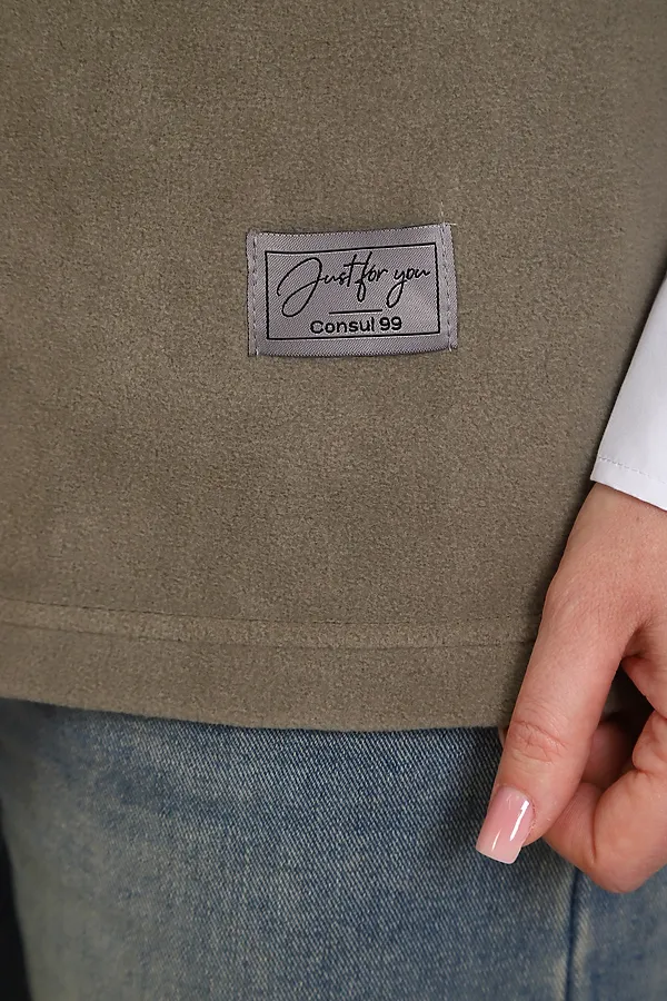 Жилет 1101 НАТАЛИ, хаки - фото 2