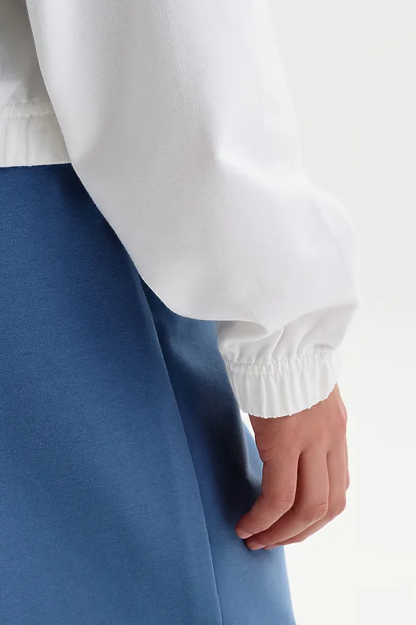 Толстовка для девочек PELICAN, молочный - фото 2