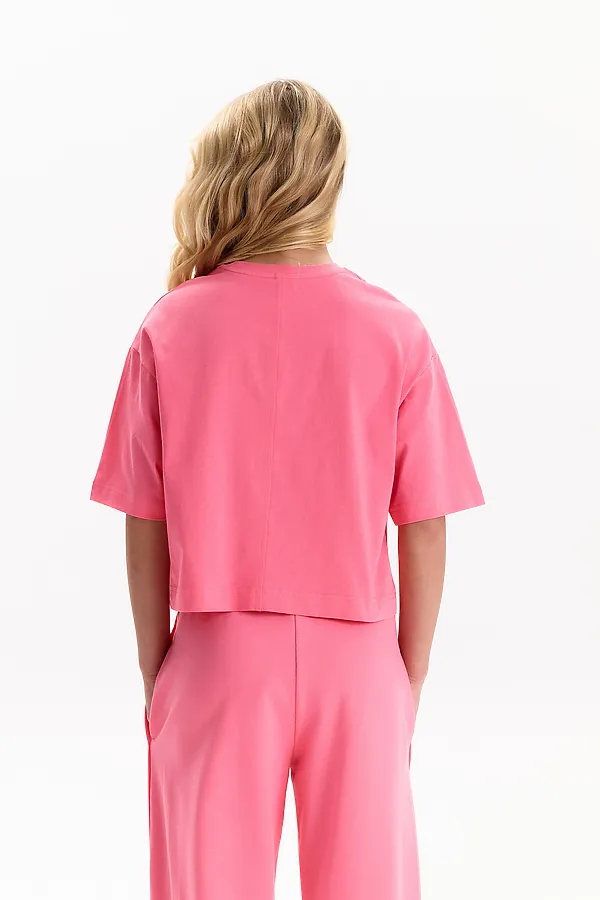 Футболка для девочек PELICAN, розовый - фото 2