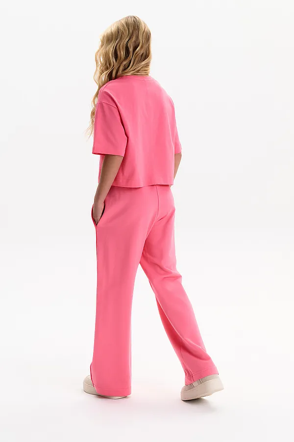 Футболка для девочек PELICAN, розовый - фото 2