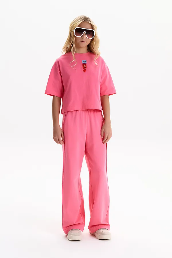 Футболка для девочек PELICAN, розовый - фото 2