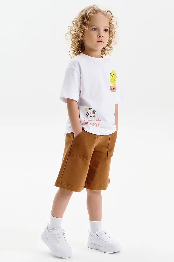 Футболка для девочек PELICAN, белый - фото 2