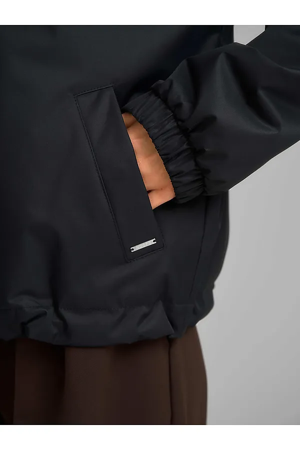 Куртка женская HOOPS, черный - фото 2