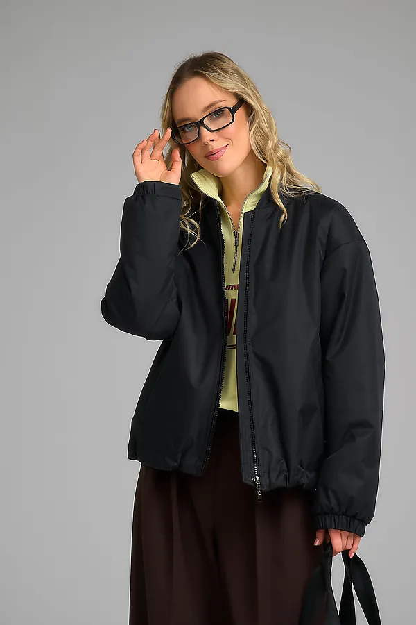 Куртка женская HOOPS, черный - фото 2