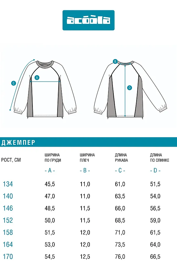 Джемпер ACOOLA, зеленый - фото 2