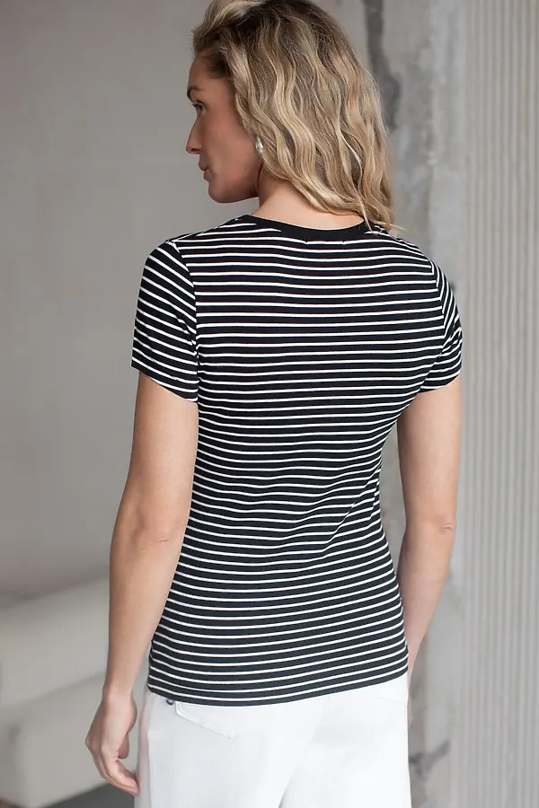 Футболка VILATTE, черно-белый - фото 2