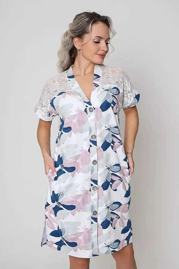 Халат Люси НАТАЛИ, белый - фото 2