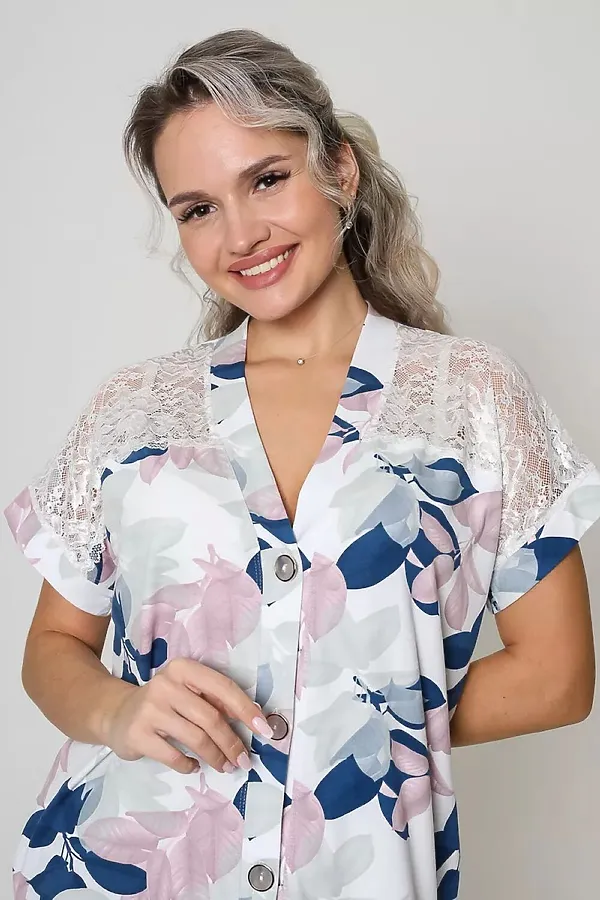 Халат Люси НАТАЛИ, белый - фото 2