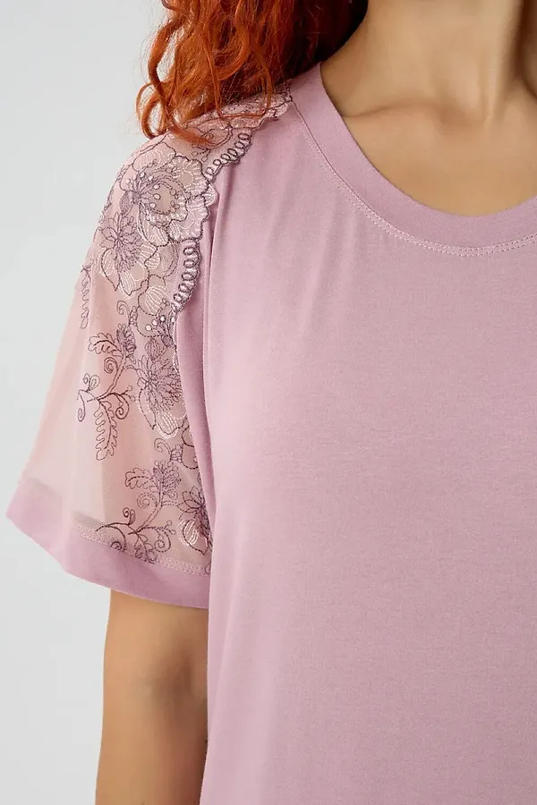 Сорочка Варя НАТАЛИ, розовый - фото 2