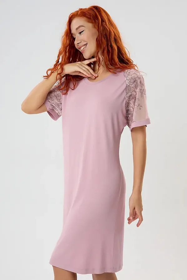 Сорочка Варя НАТАЛИ, розовый - фото 2