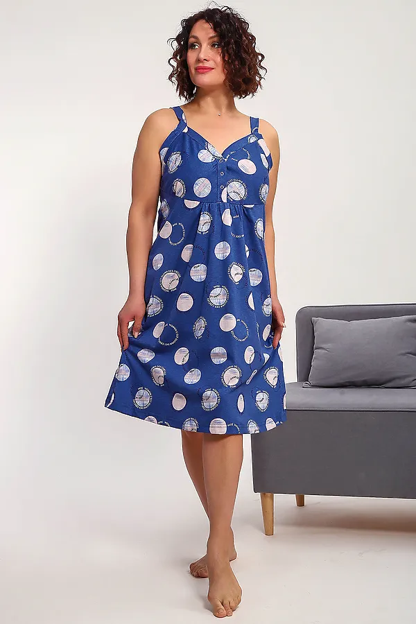 Сорочка 88136 НАТАЛИ, индиго - фото 2