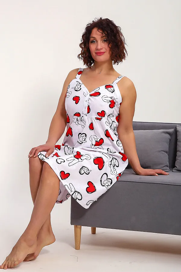 Сорочка 88136 НАТАЛИ, белый - фото 2